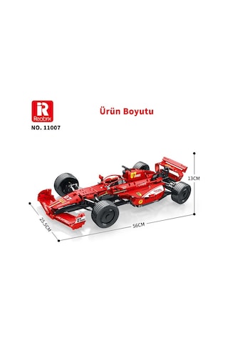 Reobrix Racing Car Static Edition Ferrari F1 11007 Brick Yapım Seti