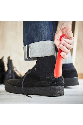 Ayakkabı Çekeceği Uzunluk:18 Cm İkea Metal Kerata Kırmızı Çekecek