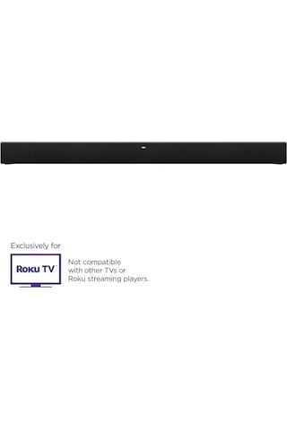 Tcl Roku Tv İçin Alto R1 Kablosuz 2.0 Kanal Ses Çubuğu Tsr1-na Black