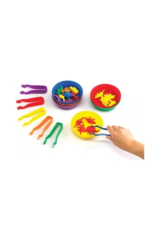 Cımbızla Ayıklama Seti Montessori İnce Motor Easy-grip Tweezers