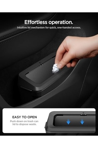 Spigen Tesla Model Y Juniper 2026-2025 Araç İçi Çöp Kutusu/manyetik Kapaklı Kapı İçi Çöp Kovası To281j Siyah - Acp11106 Spigen Tr