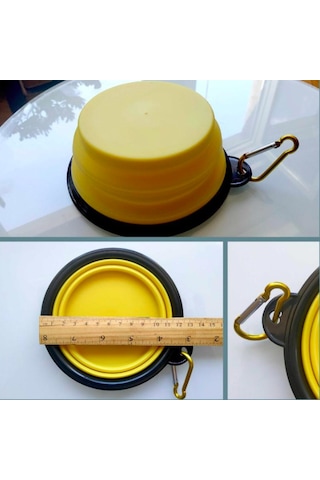 Omeniv Katlanır Mama Su Kabı Kedi Köpek Suluk Evcil Hayvan