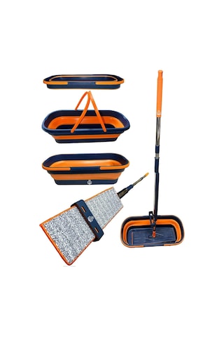 Mop Ve Kova Kendinden Sıkmalı 2 Ürün Bir Arada