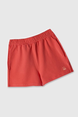 United Colors Of Benetton Kız Çocuk Şort Mercan Bnt-g21795-1374 Mercan