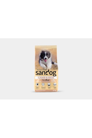 Sandog Kuzu & Pirinçli Yavru Köpek Maması 15 KG