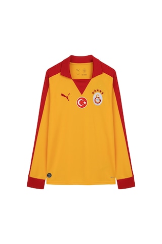 788196-81 Puma Gs Galatasaray Retro Uzun Kollu Erkek Forma 788196-81 Sarı Kırmızı