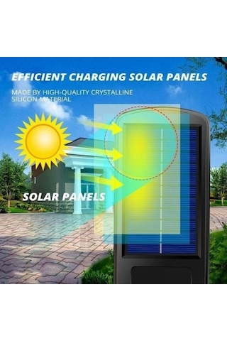 Pazly Yeni Süper Su Sokak Sensörü Parlak Modlu Lambası Kısılabilir Jms Iş Hareket Güneş Geçirmez Enerjili Duvar Bahçe Ayd. 600w 53938941 Oj 600w