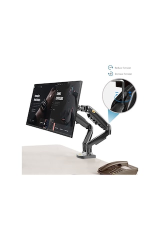 Ergoflex Nb F160 17-27 "  Çift Kol Amortisörlü Monitör Standı