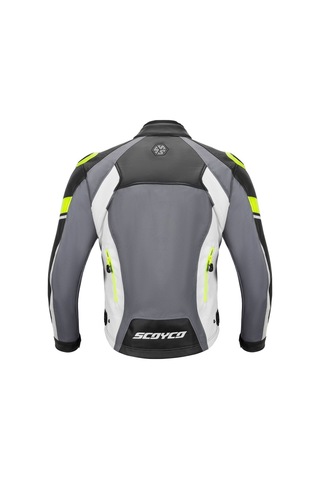 Motoanl Motosiklet Montu Full Korumalı 4 Mevsim Pu Kaplamalı Polyester Ve Naylon Kumaş Motor Mont Green