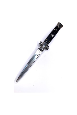 Taşkafa Akc Otomatik Çakı Siyah Bayaz 21 CM Siyah