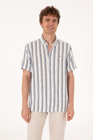 U.s. Polo Assn. Erkek Lacivert Gömlek Kısa Kollu 50299880-vr033 Lacivert