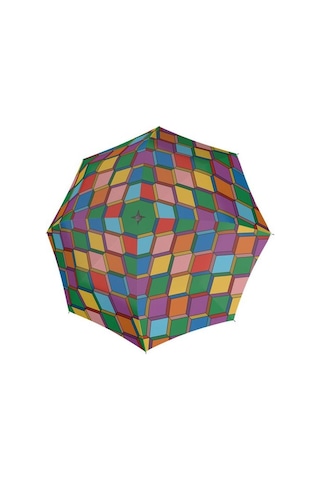 Doppler Modern Art Magic Otomatik Büyük Boy El Şemsiyesi Desenli