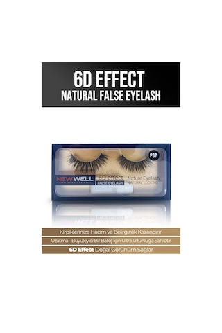New Well P07 6D Effect Natural False Eyelash
