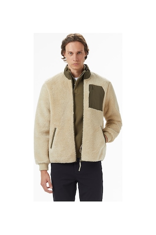 Nautica Erkek Bej Regular Fit Mont Düz J57042t Bej