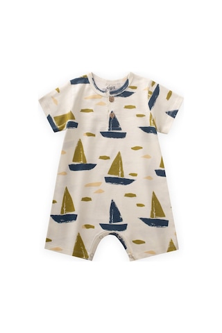 Cigit Desenli Tulum 0-4 Yaş Ekru Ekru