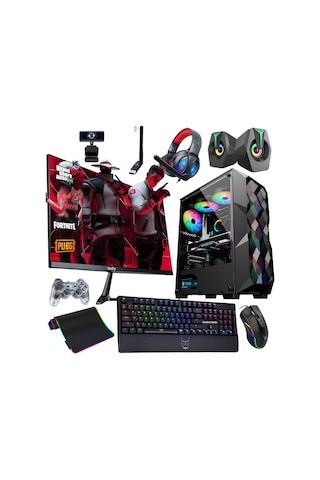 Izoly ST999438 R5-5500 16 GB 512 GB M.2 NVMe GTX1660S 6 GB 24" Free Dos Masaüstü Oyuncu Bilgisayarı