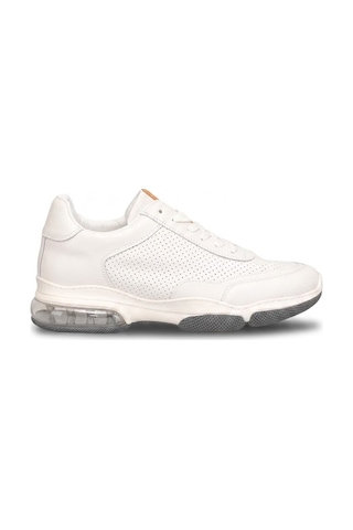 Lufian 111230301 Luke Erkek Hakiki Deri Klasik Sneaker Beyaz
