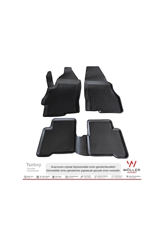Fiat Linea Paspas 2007 2017 Arası 3D Havuzlu Wöller Paspas