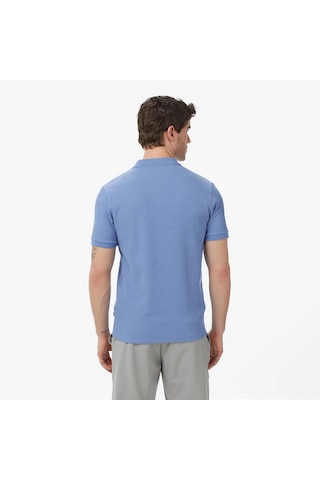 Nautica Slim Fit Polo Yaka Erkek T-shirt K65302t Mavi