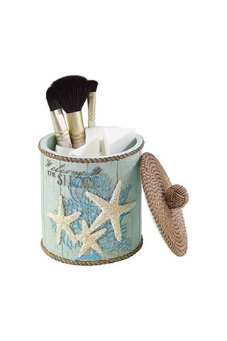 Avanti Linens Countertop Beachcomber Collection Pamuk, Kapalı Kavanoz, Çok Renkli