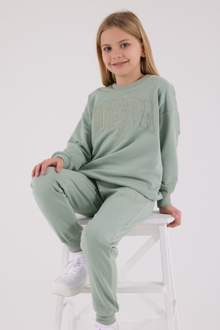 U.S. Polo Assn. U.s. Polo Assn Kız Çocuk Yeşil Eşofman Takımı Us2305-c-v2 Yeşil