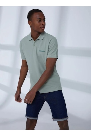 Columbia M Cascade Range Solid Polo Erkek Outdoor Tişört Cs0214-010 001