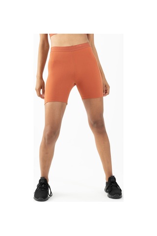 Maraton Active Slimfit Kadın Şort Fitness Kiremit Şort 22283-kiremit Kiremit