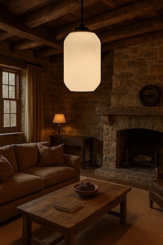 Dekoratif Avize Yıldız Serisi Ev Ofis Veranda Mutfak 20 Cm Çok Renkli