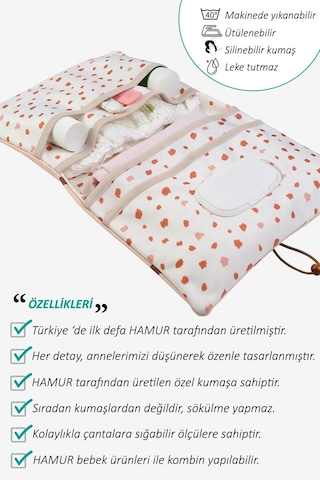 Bebek Alt Açma Bakım Çantası Organizer