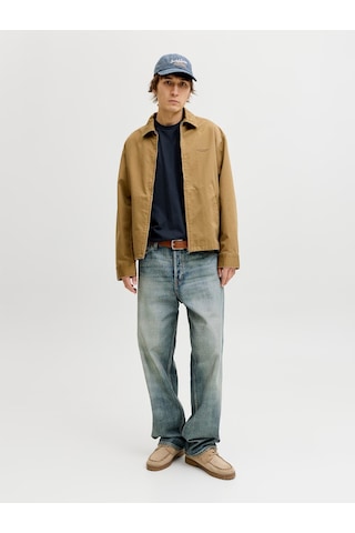 Jack & Jones Caleb Erkek Lacivert Tişört 12293019-skyc