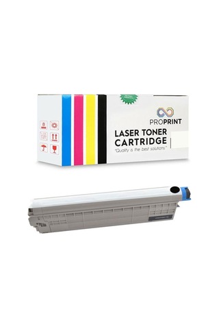 Proprint Oki C822 44844628 Siyah Uyumlu Toner 7300 Sayfa C822N
