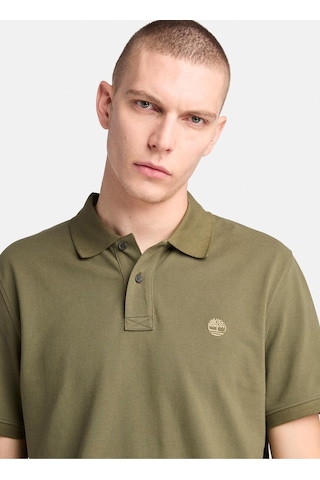 B0a6vdpa581-r Timberland Mıllers Rıver Pique Short Sleeve Polo Erkek T-shirt Haki B0a6vdpa581-r Haki