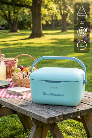 Emsan Ice Master Thermos Box 20 Litre Mavi Çok Renkli