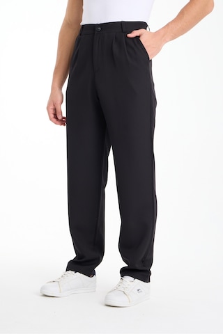 Gugus Erkek Baggy İthal Kumaş Pantolon Siyah