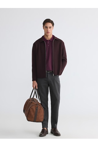 Lcwaıkıkı Classic Antrasit Rahat Kalıp Gabardin Erkek Chino Pantolon