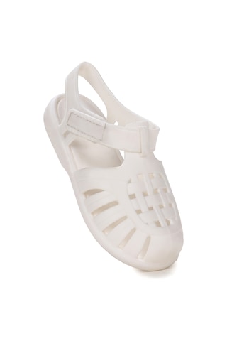 Fina Günlük Deniz Havuz Plaj Kız Çocuk Sandalet Ayakkabı Kırmızı