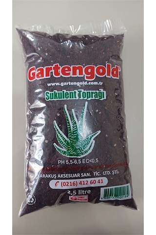 Gartengold Sukulent Toprağı 2.5 L 1 Adet Gartengold Sukulent Toprağı 2.5 L 1 Adet