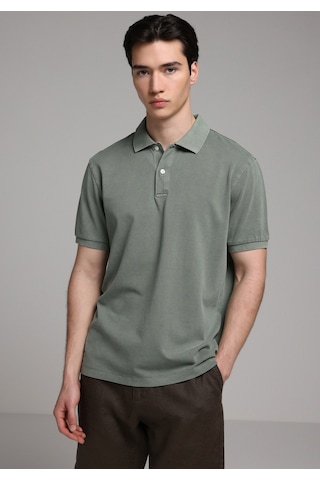Colin's Colins Regular Fit Polo Yaka Düz Erkek Yeşil Kısa Kol Tişört Cl1080995 Q1.v1 Lkh Açık Haki