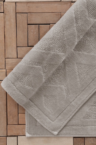 Yataş Bedding Milo Banyo Paspası Seti - Gri (50x60 cm + 60x100 cm) Gri