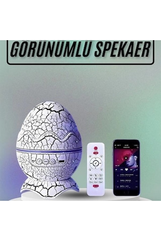 Yumurta Görünümlü Masa Ve Gece Lambası Renk Değiştirebilen Projektör Renkli 78766056