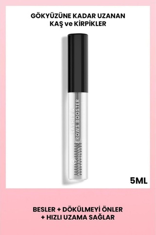 Bahar Babacan Argan Yağı İçerikli Besleyici Uzatıcı Güçlendirici Kaş ve Kirpik Serumu 5 ML