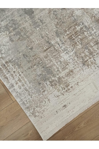 Tuğra Halı Bianca Bc05 Krem Kahve Gri Salon Halısı
