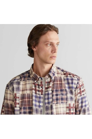 Gant Erkek Bordo Relaxed Fit Gömlek-11406 Bordo