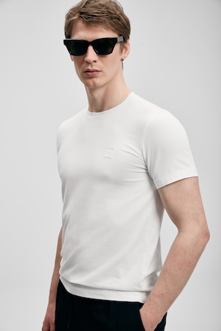 Lufian Pablo Modern Grafik T- Shirt Kırık Beyaz Kırık Beyaz 111020318100510 Kırık Beyaz