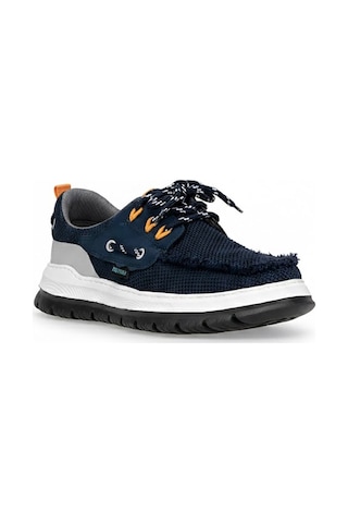 King Paolo K1339 Hawai Erkek Memory Foam Casual Ayakkabı Lacivert Lacivert