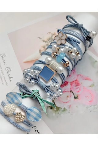 Mını Shop Msk Saç İçin Toka Seti 12 Adet 152022895 Açık Mavi