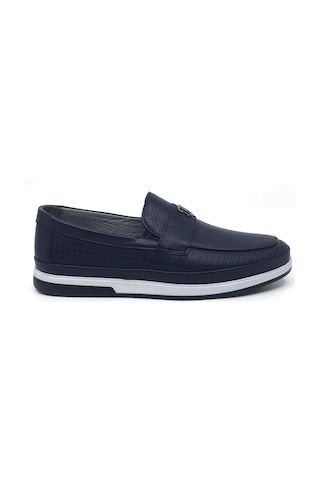 Lisans Sohes Lisans Shoes %100 Hakiki Deri Erkek Günlük Ortopedik Rahat Yazlık Ayakkabı Yeni Sezon 40-44 Lacivert