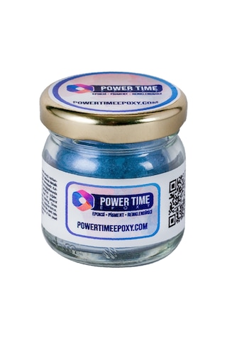 Sedefli Metalik Toz Pigment Boya / Okyanus Mavi / Epoksi Için
