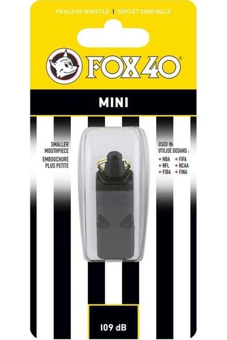 Fox40 Fox 40 Mini Official Siyah Düdük 9800-0008 Siyah - Beyaz