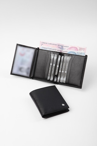 Cengiz Pakel Hakiki Deri Erkek Cüzdan Siyah-13697t - Siyah